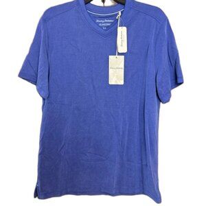 Tommy Bahama Coastal Crest V-Neck Shirt Men’s Small Blues Short Sleeve Tee